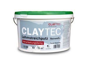 CLAYTEC Lehmstreichputz, verarbeitungsfertig