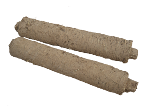 Lehmwickelstaken, vorgetrocknet