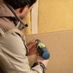 Lehmtrockenbauplatte anschrauben